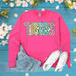 Colorful dotted team tee/sweatshirt