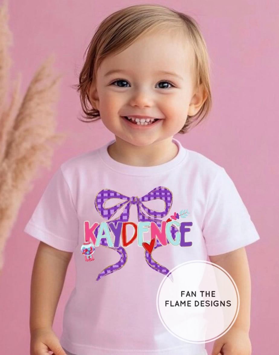 Personalized Valentine Alpha Short/Long/Sweatshirt