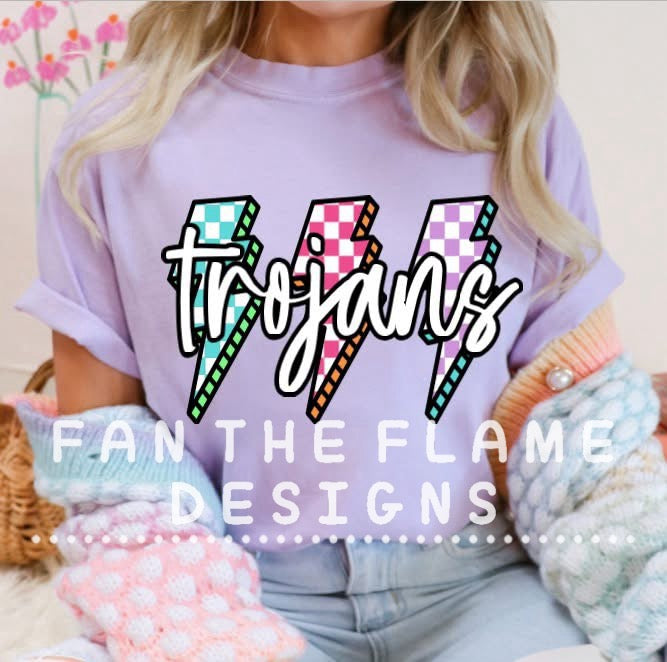 Colorful Bolt Mascot Tee/Sweatshirt