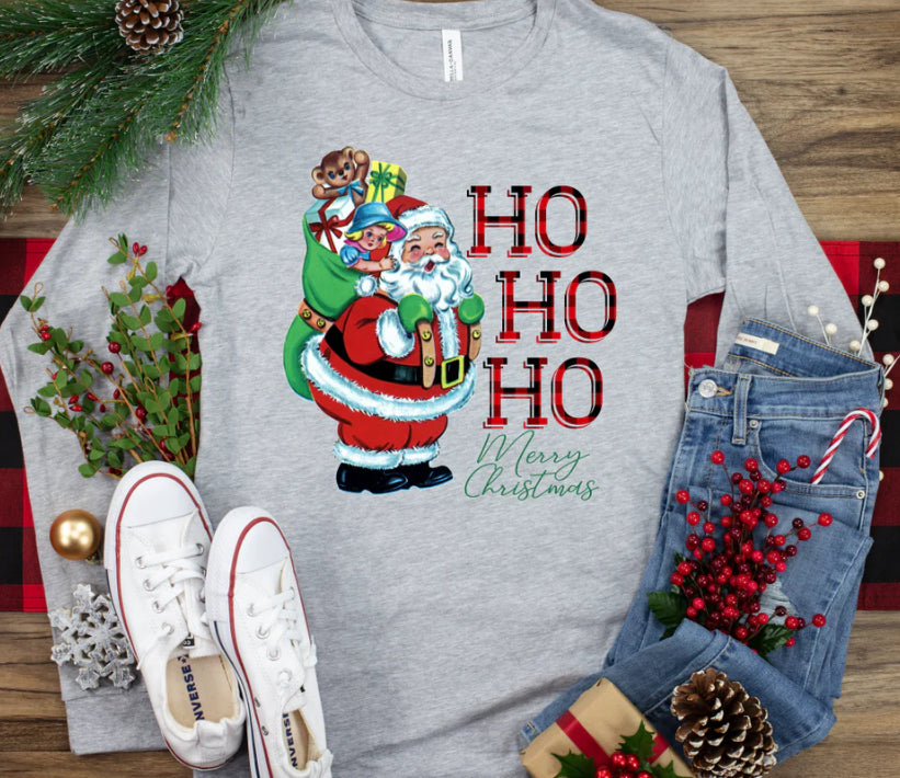 Vintage Ho Ho Ho tee/sweatshirt