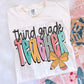 Teacher pencil bow tee/sweatshirt