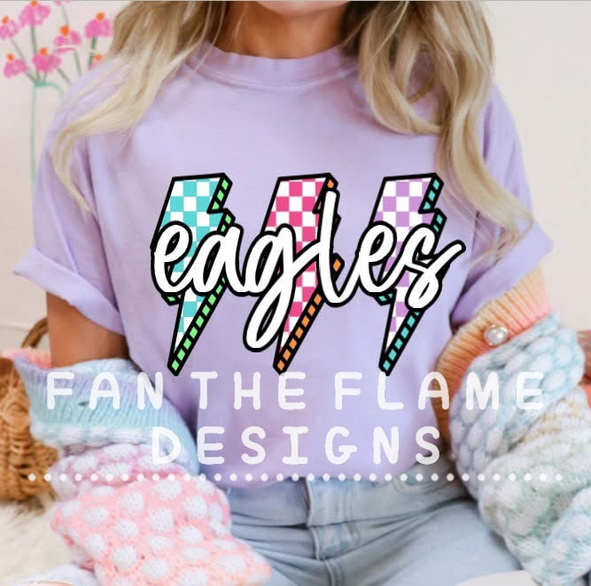 Colorful Bolt Mascot Tee/Sweatshirt