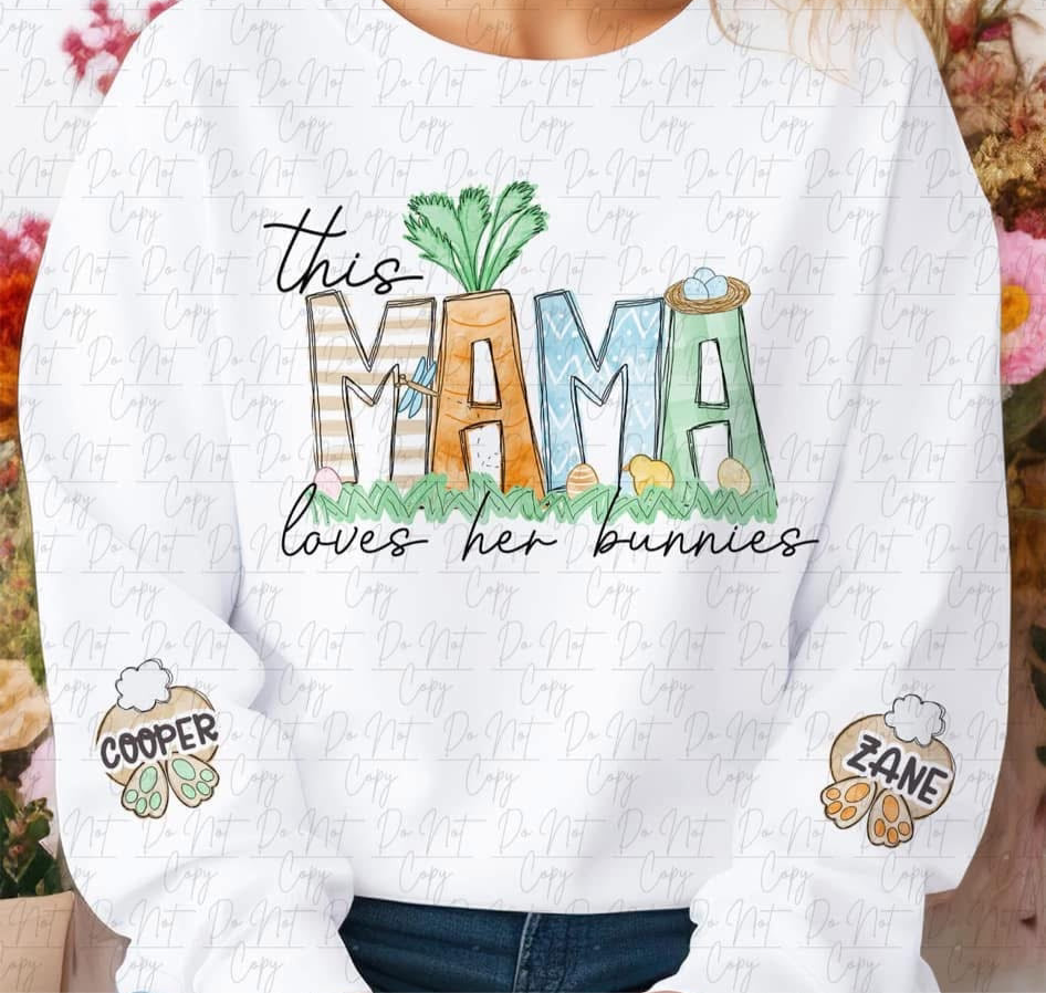 This MAMA loves her bunnies Tee/Sweatshirt