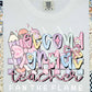 Grade Level Teacher with bows and pencils Tee/Sweatshirt
