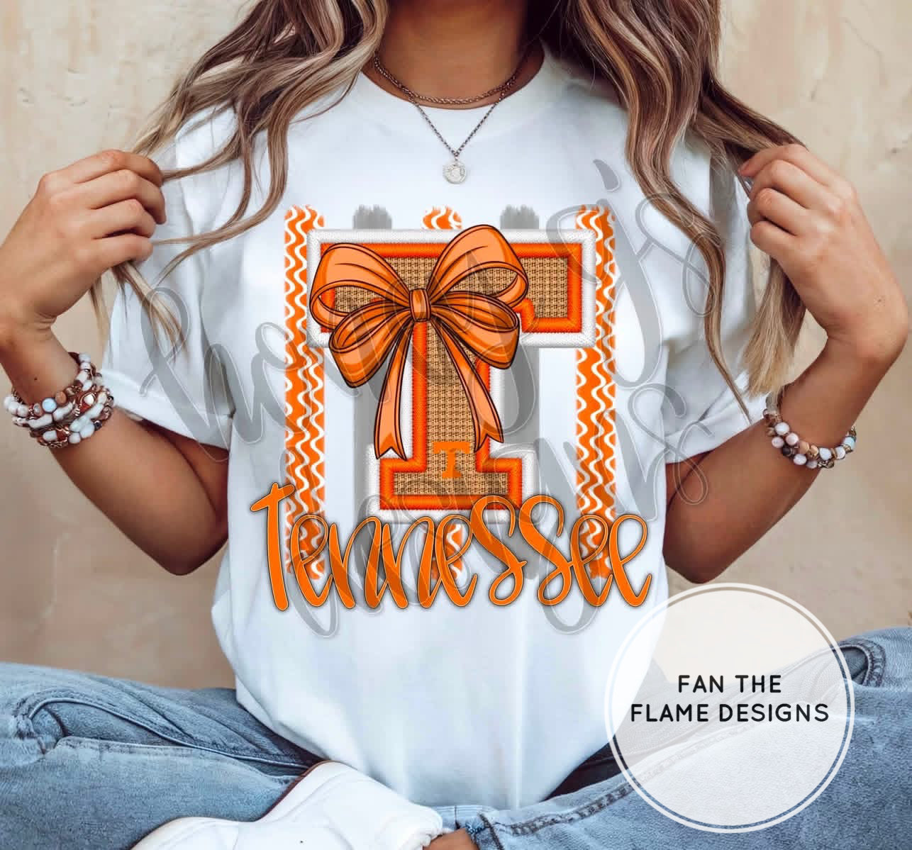 Burlap and Chevron Football Mascots with bows
