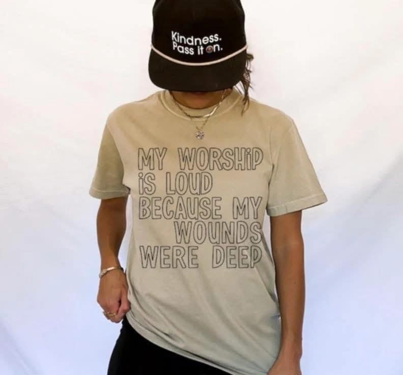 My worship is loud tee/sweatshirt