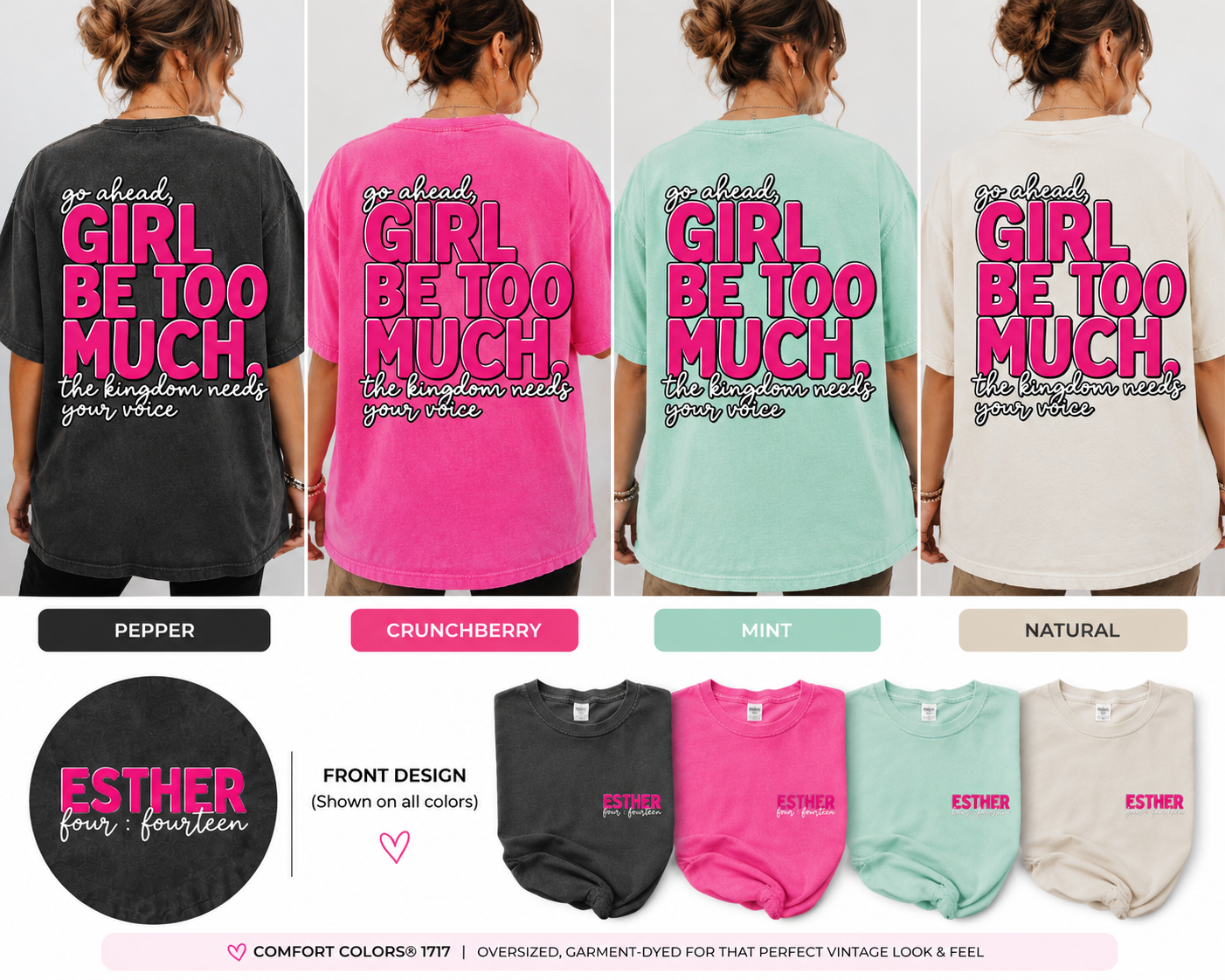 Girl, be too much