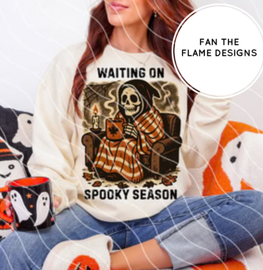 Waiting on Spooky Season Tee/Sweatshirt