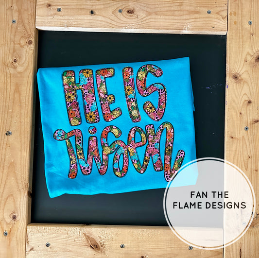 He is Risen Bright Spring Flowers