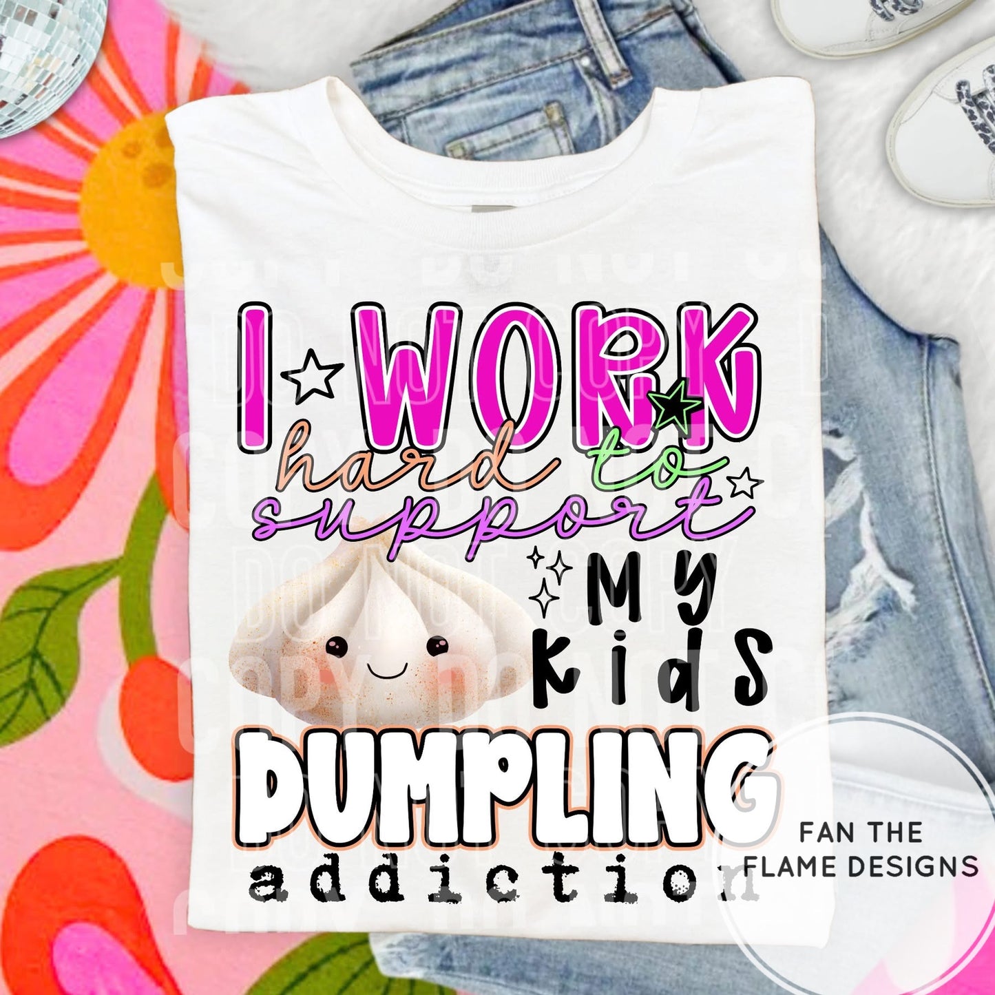 I work hard to support my kids Dumpling addiction
