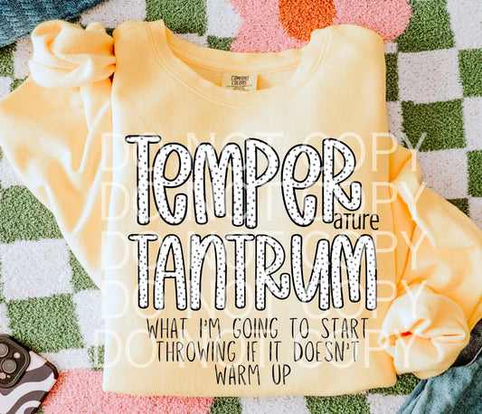 Temper tantrum tee/sweatshirt