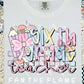 Grade Level Teacher with bows and pencils Tee/Sweatshirt