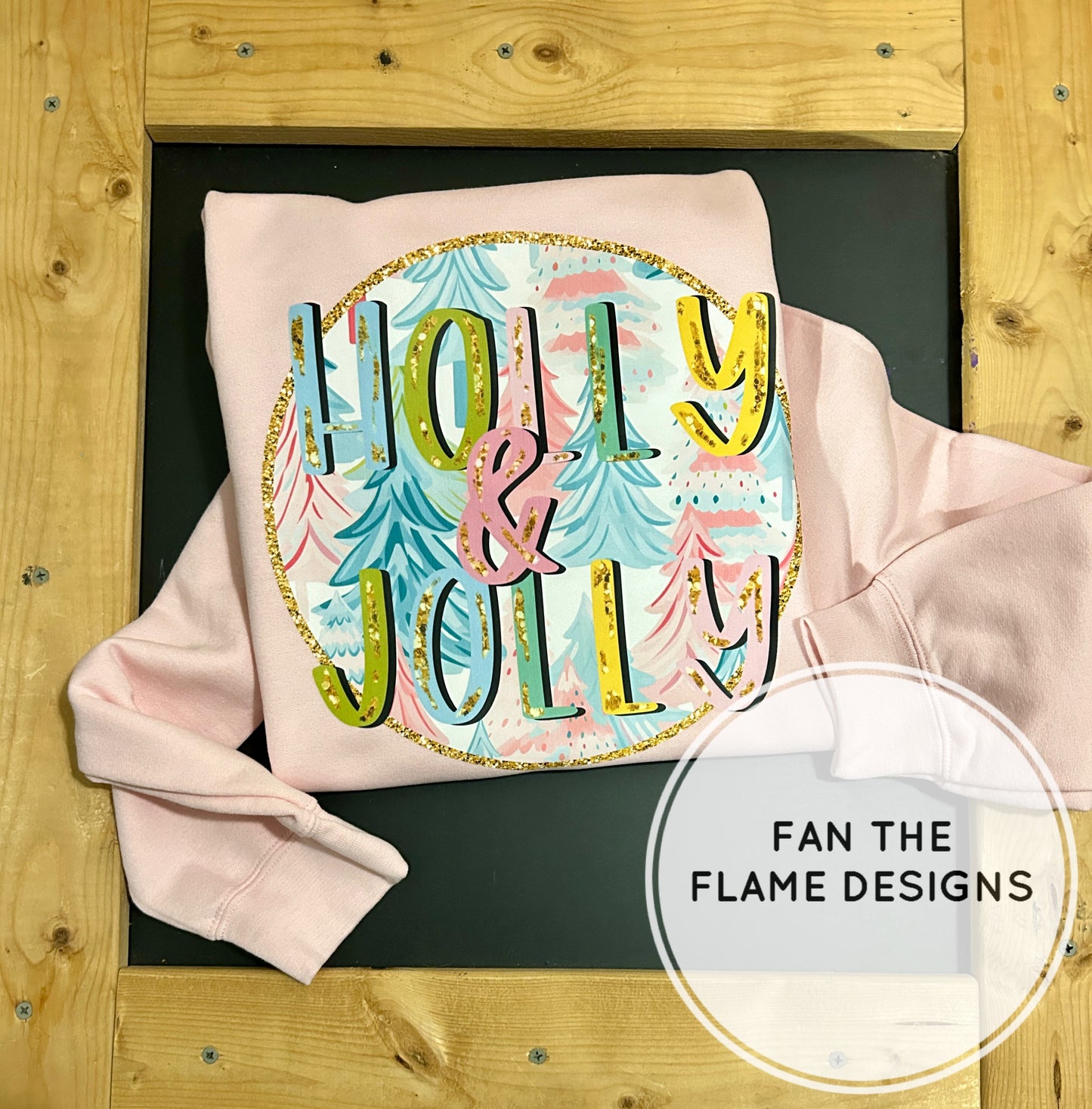 Holly Jolly Glitter Tee/Sweatshirt