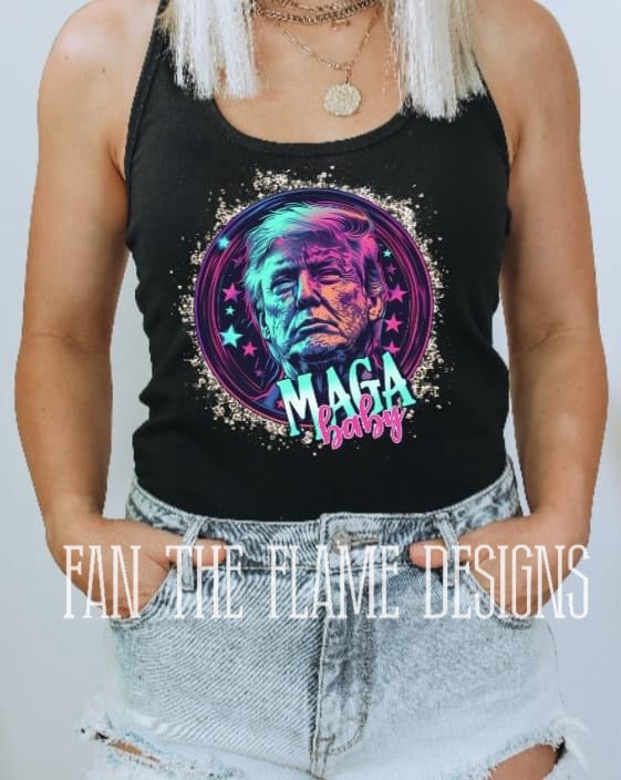 MAGA baby tee/tank