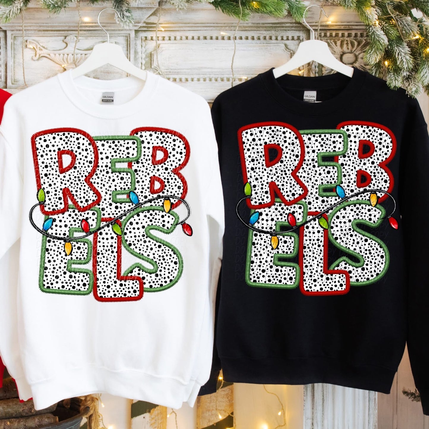 Rebels Christmas Lights Short/Long/Sweatshirt