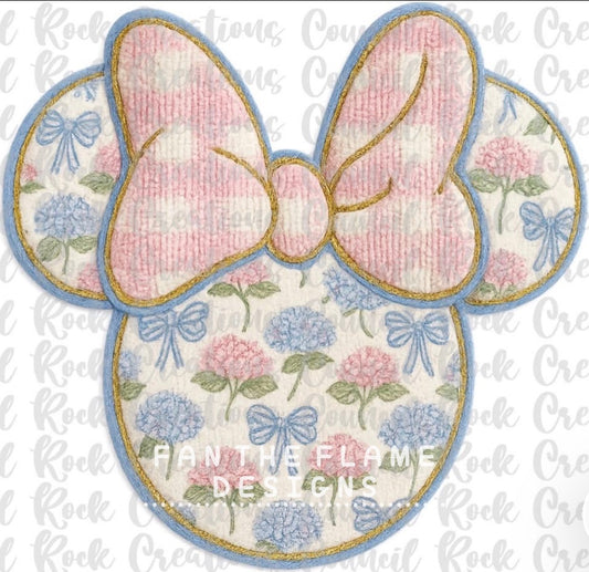 Gingham Min Ears with bows Tee/Sweatshirt