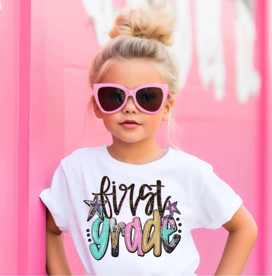 Grade Level pastel colors tee/sweatshirt