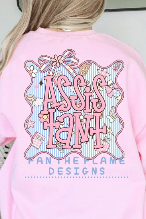 Seersucker frame Grade Levels tee/tank