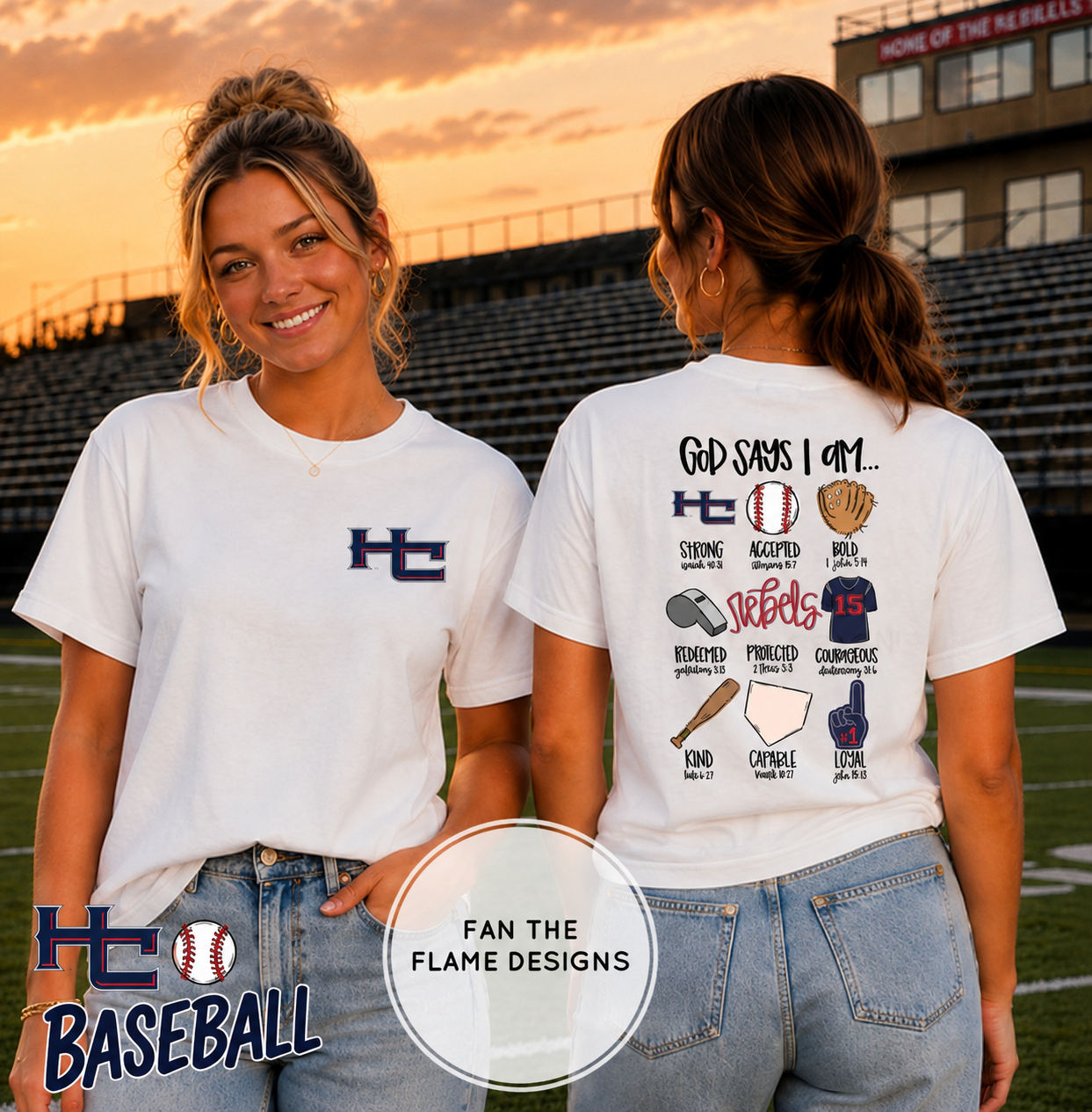 God says I am…HC Rebel Baseball version