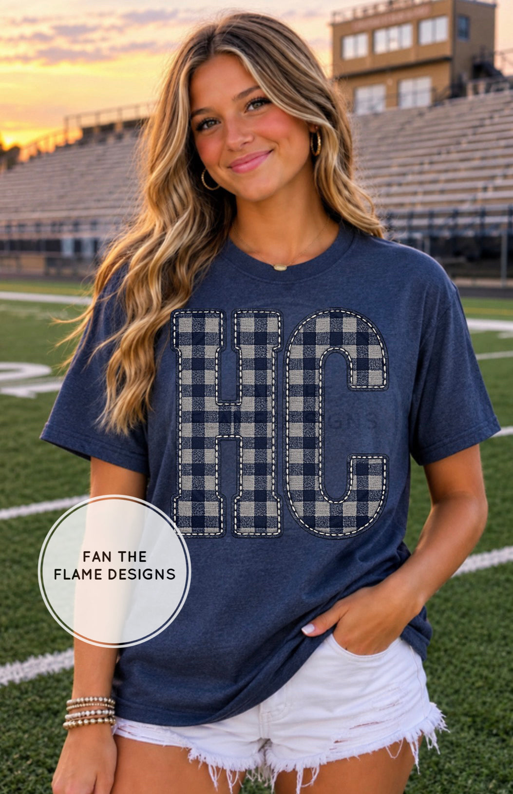 Friday Night HC Gingham