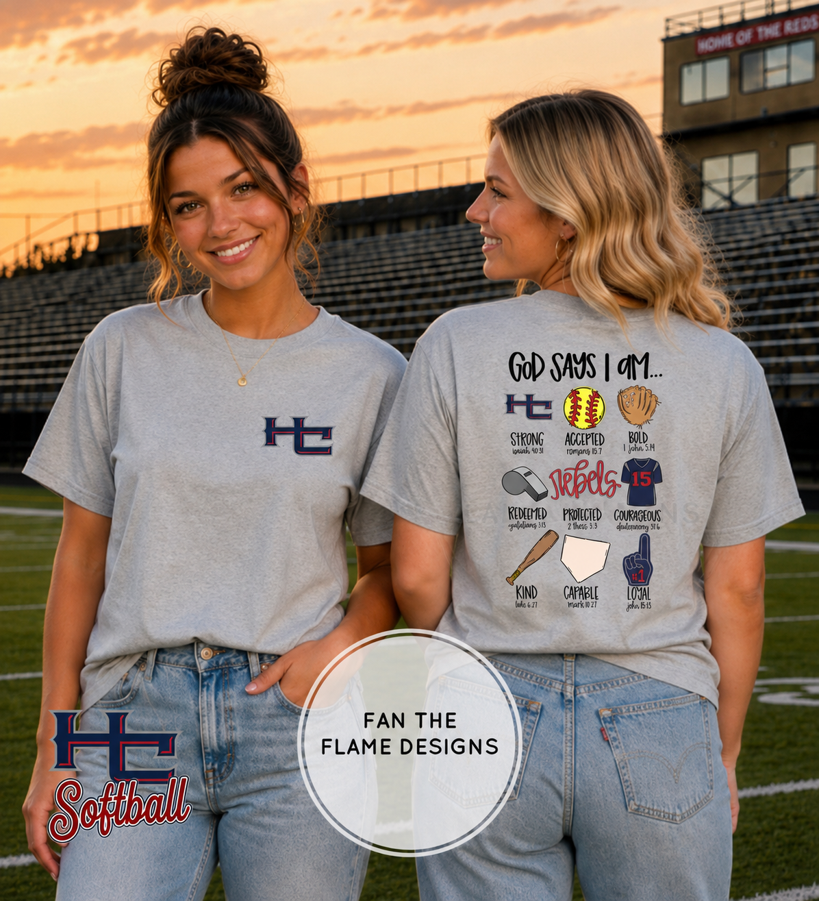 God says I am…HC Rebel Softball version