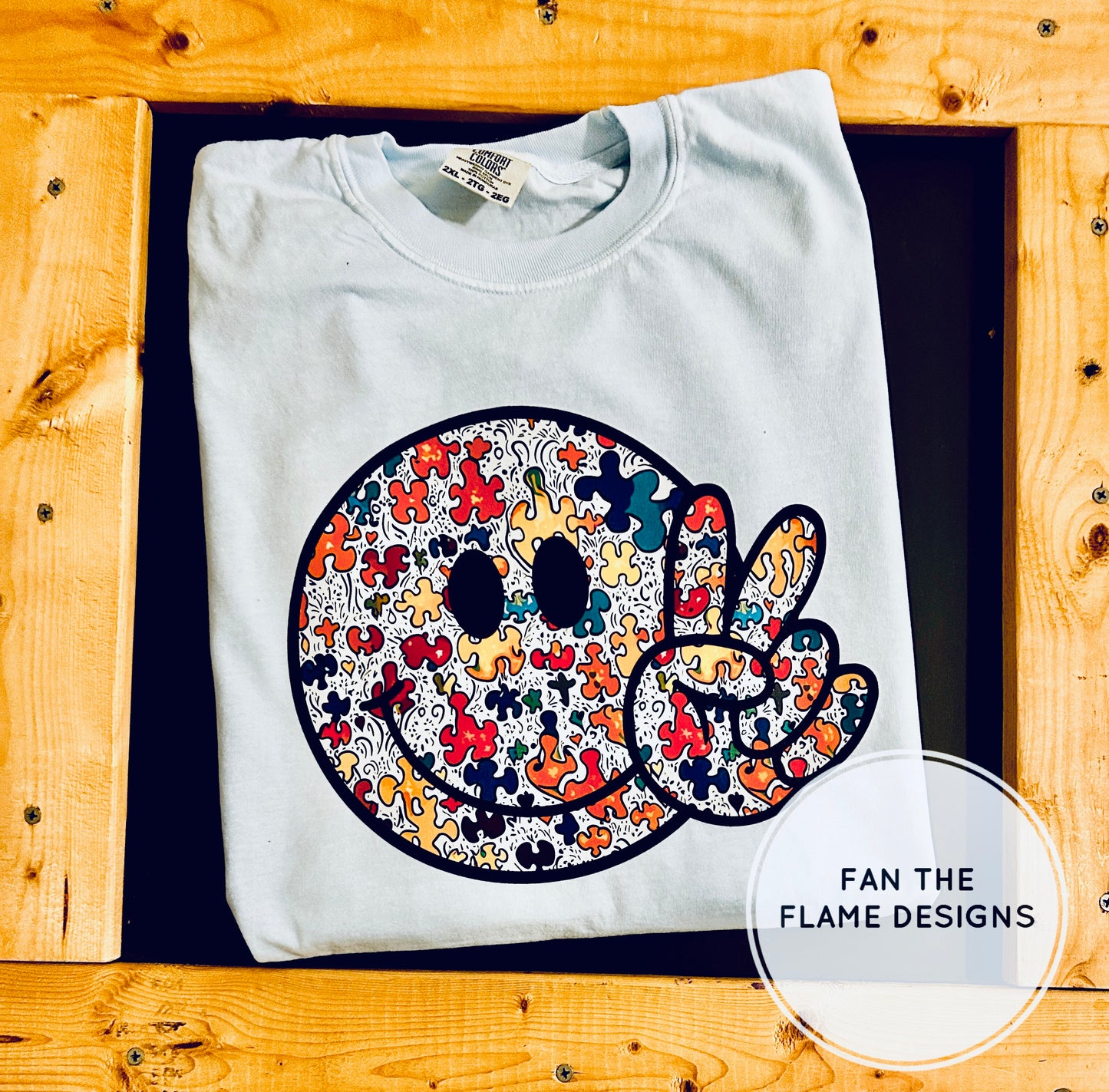Autism Smiley tee/sweatshirt