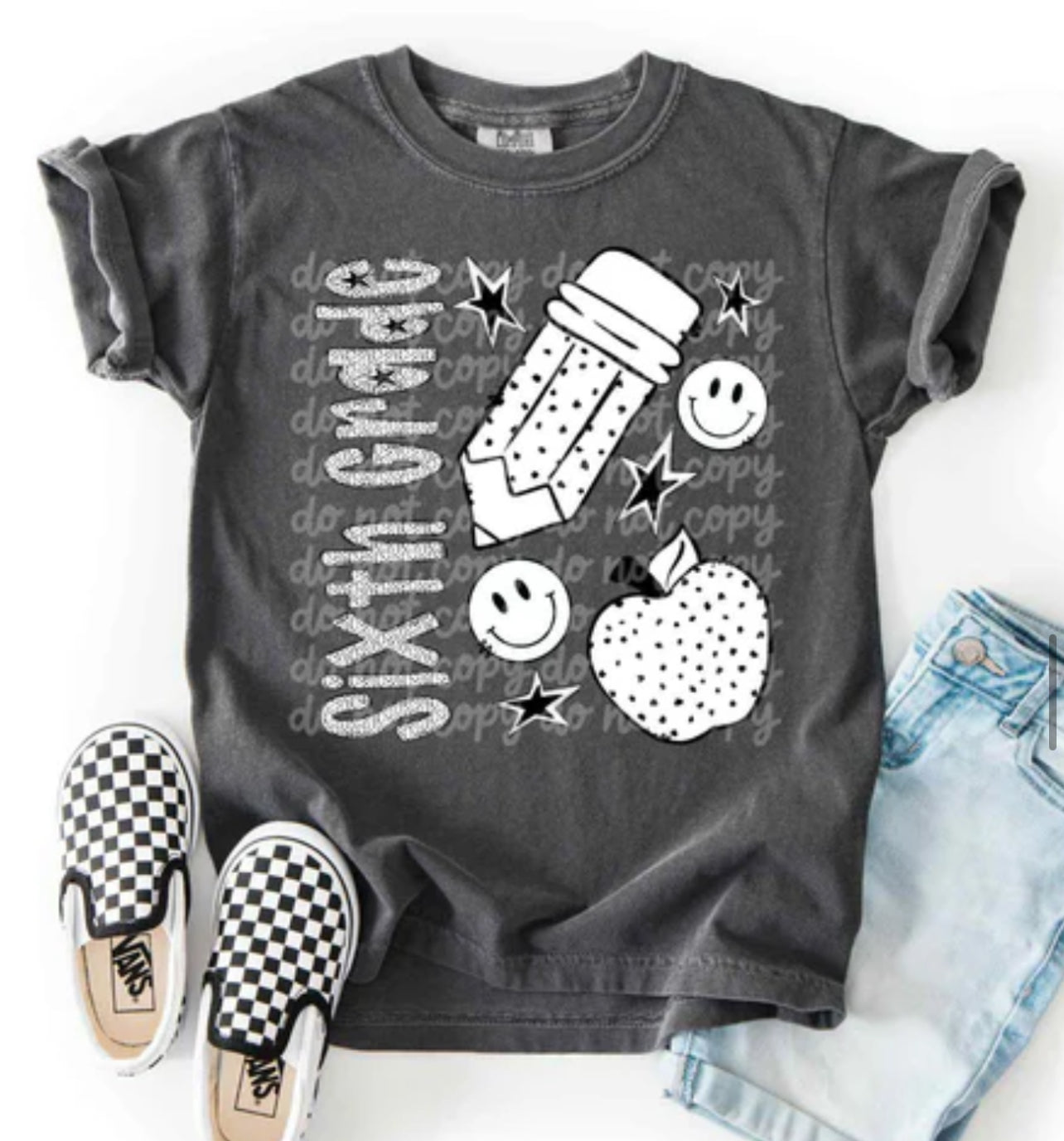 Dotted Grade Levels tee/tank