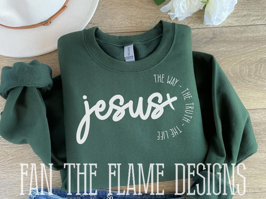 Jesus the way the truth the life tee/sweatshirt