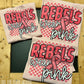 Rebels Wear Pink Checkered tee/sweatshirt