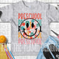 Grade Level Stacked Smiley tee/sweatshirt