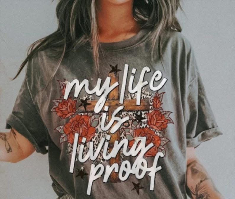 My life is living proof tee/tank