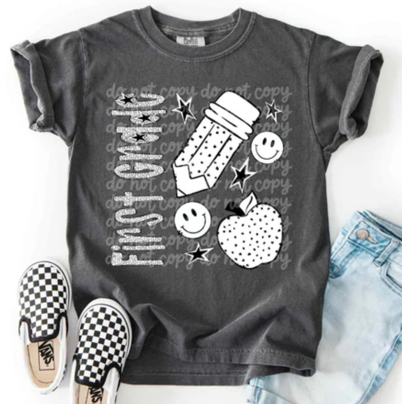 Dotted Grade Levels tee/tank