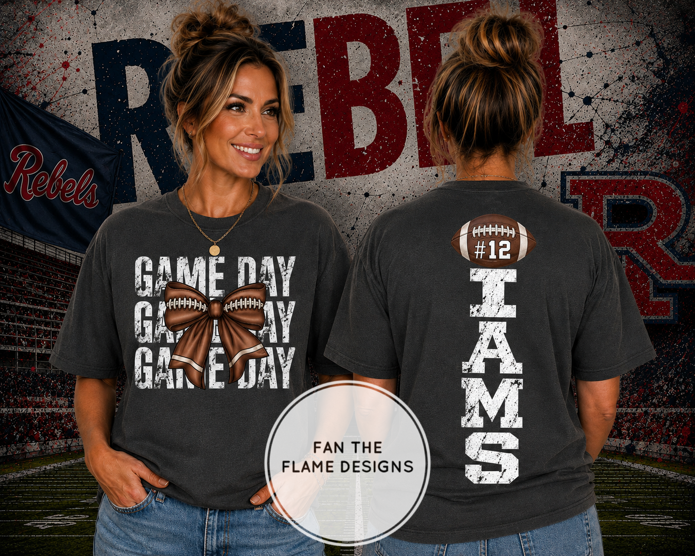Game Day with name & number