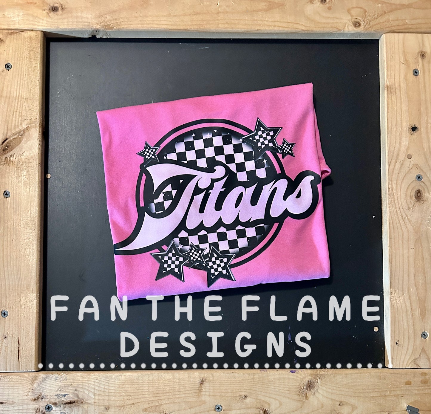 Checkered circle Mascots tee/sweatshirt