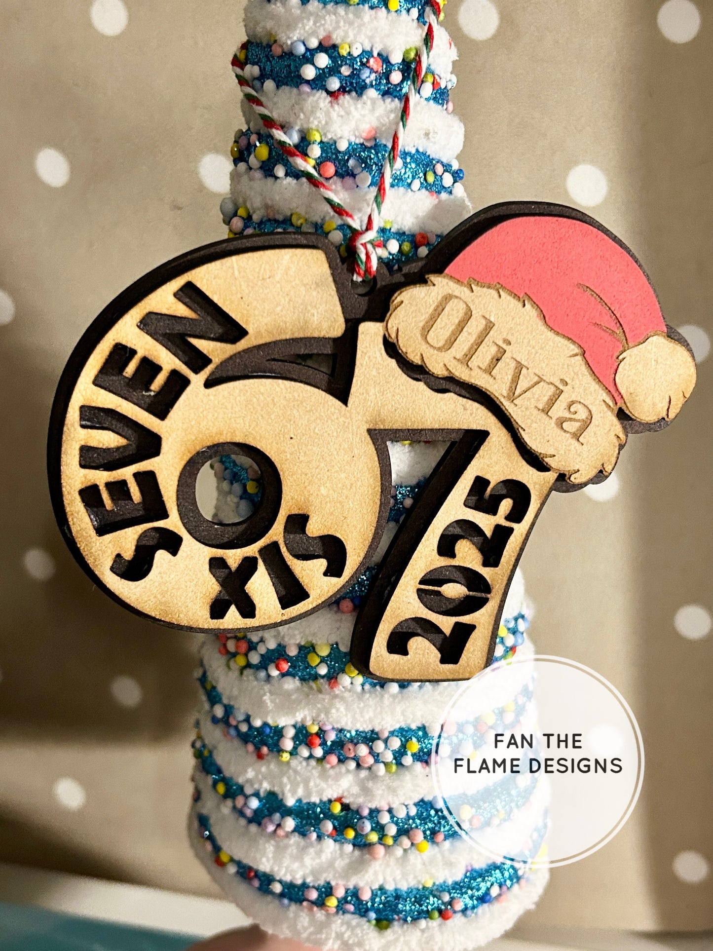 6/7 Personalized Ornament