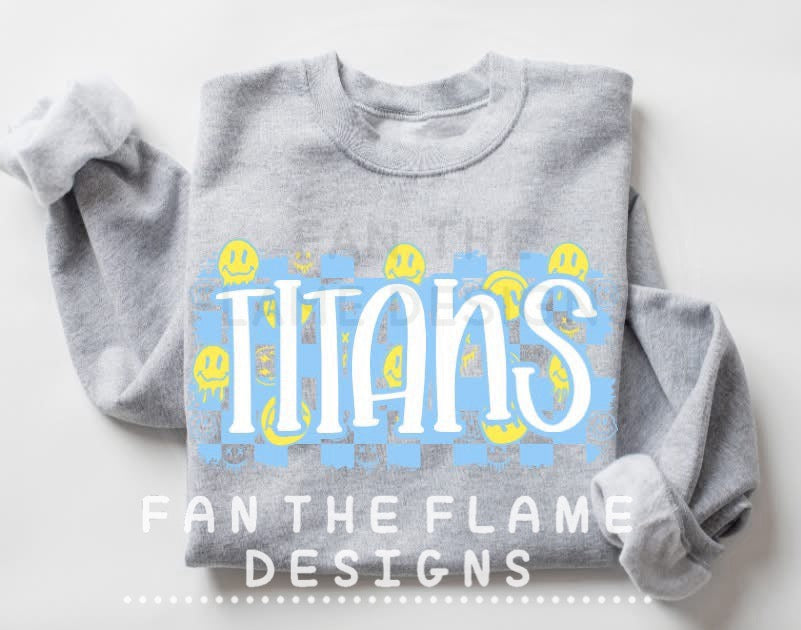 Full of Smiley Titans Mascot Tee/Sweatshirt