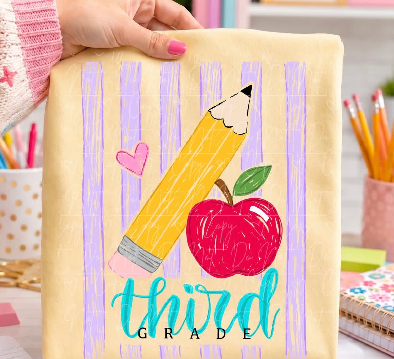 Girls Grade Level Stripes