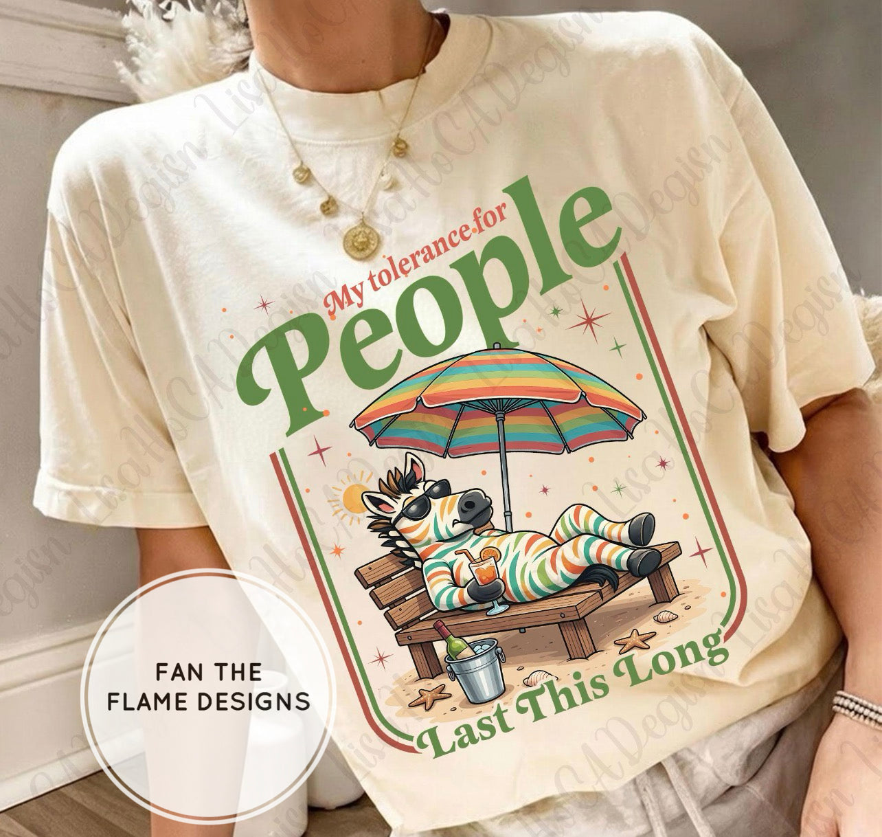 My tolerance for people lasts this long