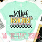 Teacher Pencil Font tee/sweatshirt