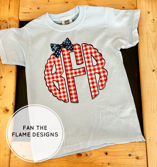 4th of July Monogram