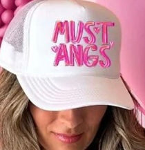 Mascot pink brushstroke Hat