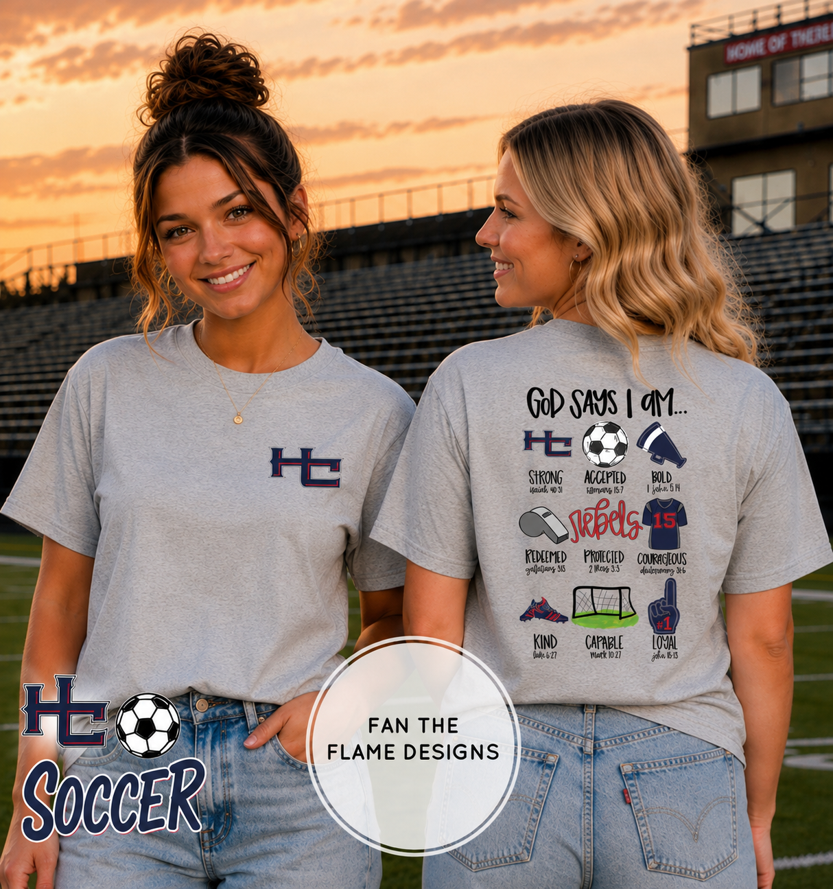God says I am…HC Rebel Soccer version