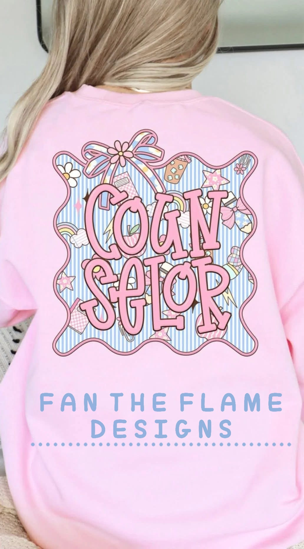 Seersucker frame Grade Levels tee/tank