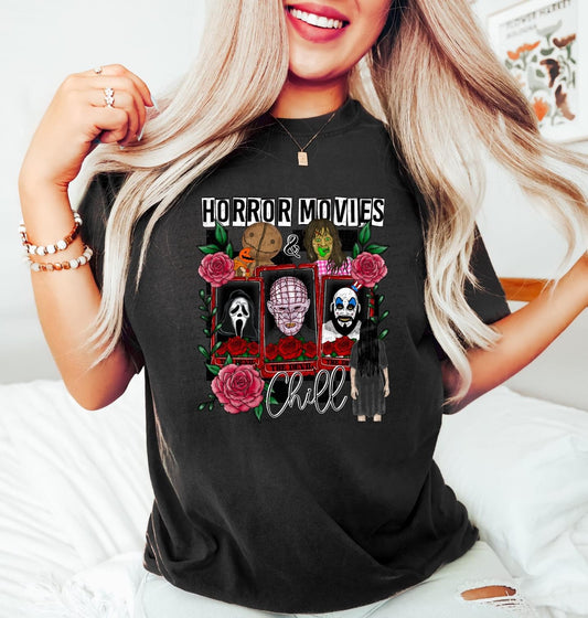 Horror Movies & Chill tee/sweatshirt