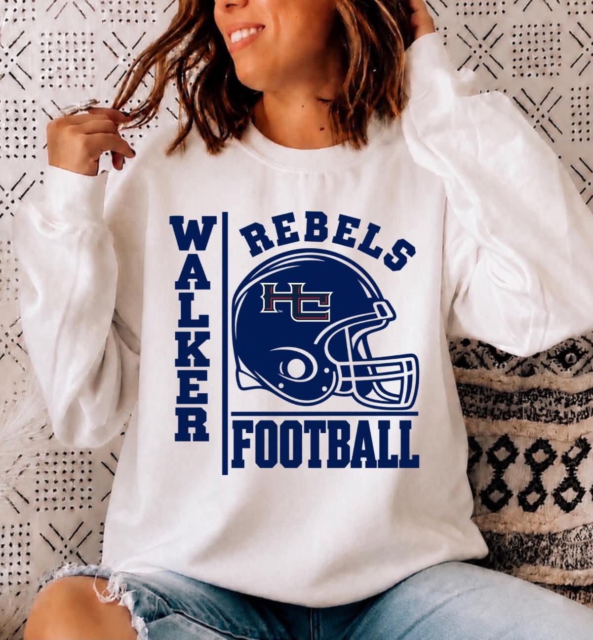 Custom Rebel Football with HC