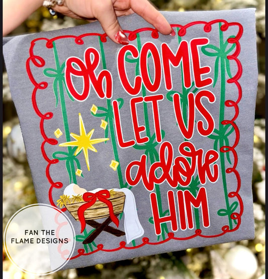 Oh come let us adore him Short/Long/Sweatshirt