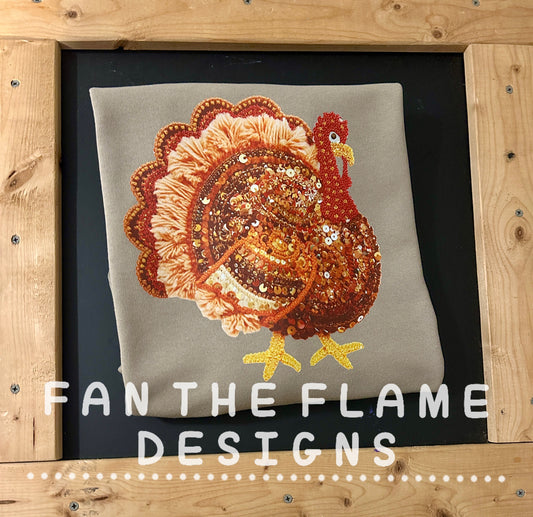 Turkey realistic yarn Tee/Sweatshirt