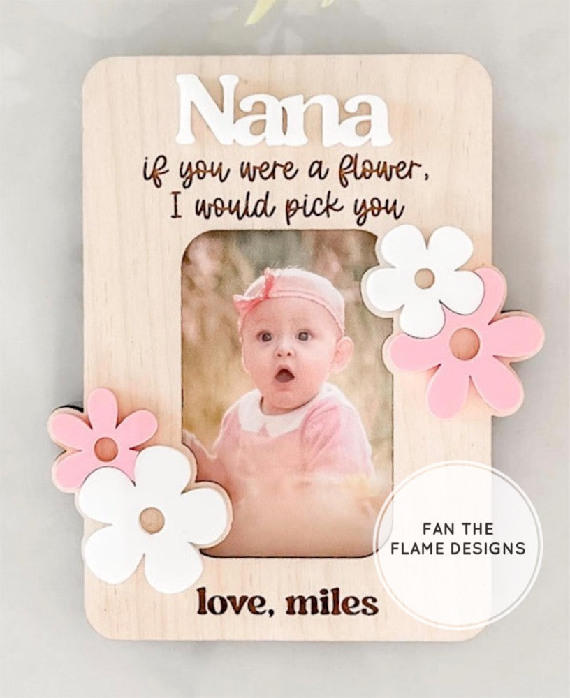 Daisy Fridge Photo Magnet