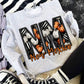 Faux Embroidered Pumpkin Filled State tee/sweatshirt