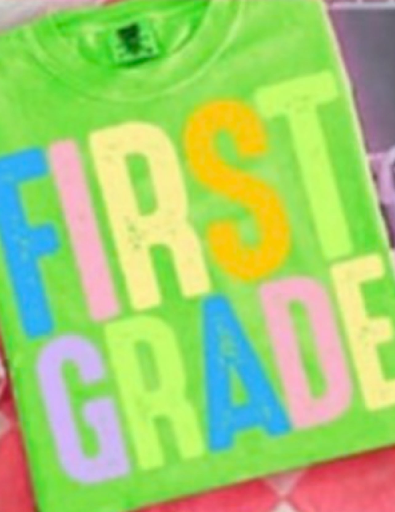 Colorful Grunge Grade Levels Tee/Sweatshirt